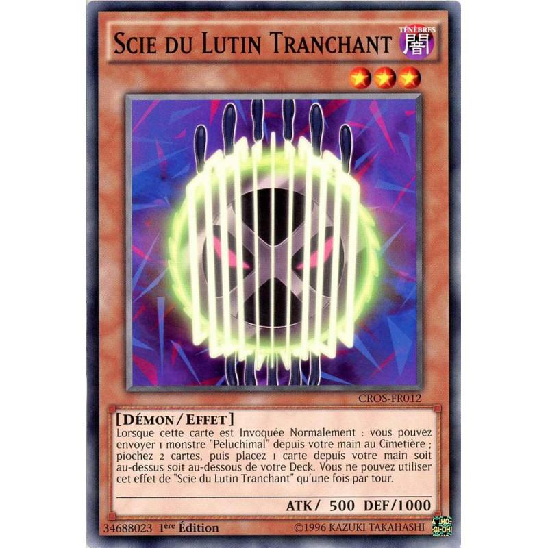 Yu-Gi-Oh TCG CROS-FR012 C Scie du Lutin Tranchant Les Âmes Croisées