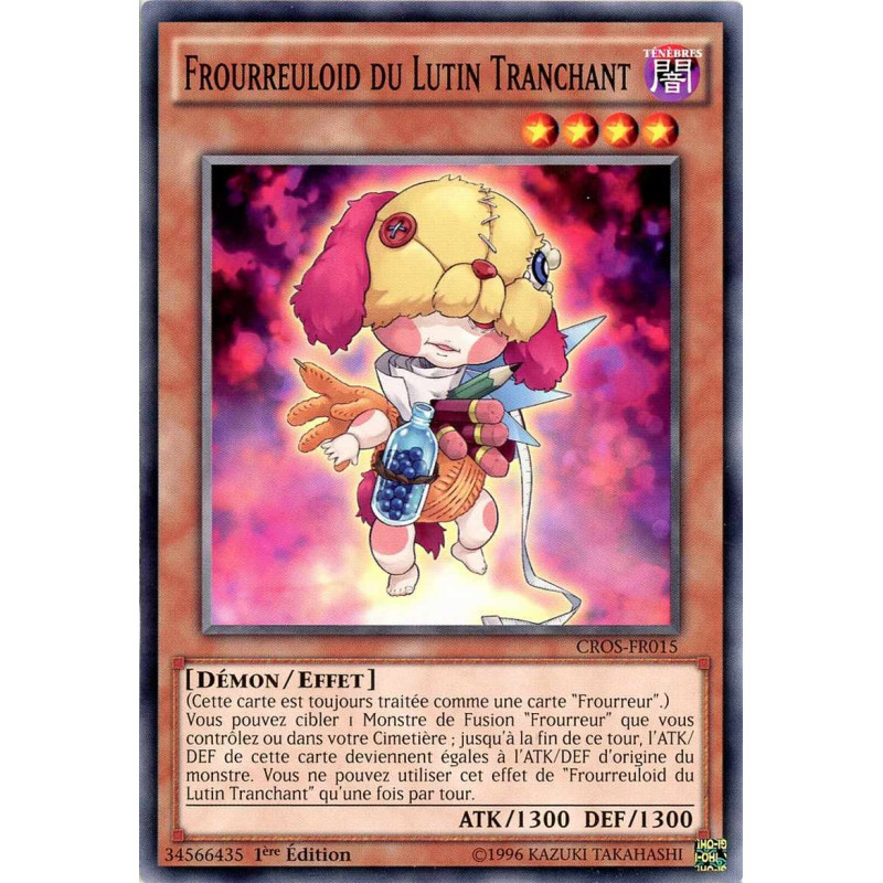 Yu-Gi-Oh TCG CROS-FR015 C Frourreuloid du Lutin Tranchant Les Âmes Croisées