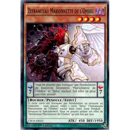 Yu-Gi-Oh TCG CROS-FR023 C Zefranoyau Marionnette de l'Ombre Les Âmes Croisées