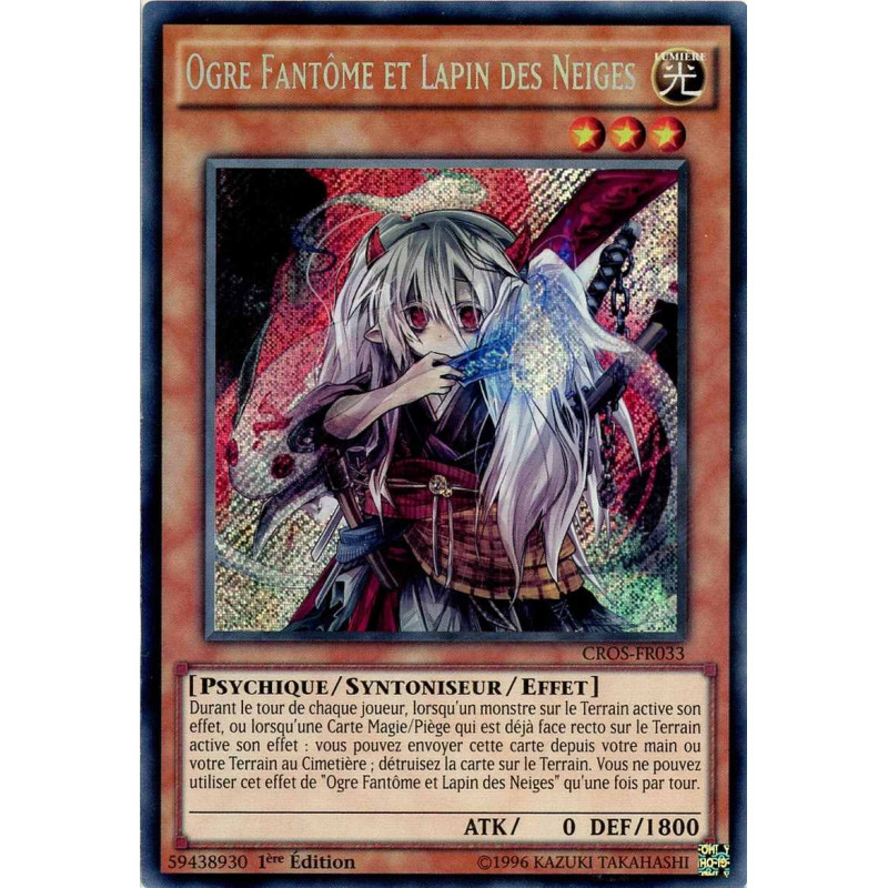Yu-Gi-Oh TCG CROS-FR033 SE Ogre Fantôme et Lapin des Neiges Les Âmes Croisées
