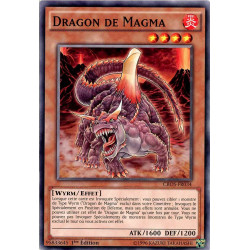 Yu-Gi-Oh TCG CROS-FR034 C Dragon de Magma Les Âmes Croisées