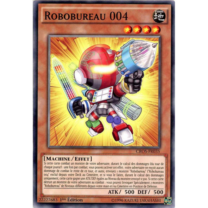 Yu-Gi-Oh TCG CROS-FR035 C Robobureau 004 Les Âmes Croisées
