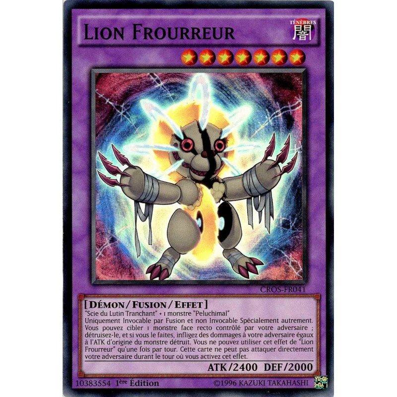 Yu-Gi-Oh TCG CROS-FR041 SR Lion Frourreur Les Âmes Croisées