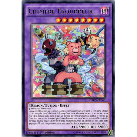 Yu-Gi-Oh TCG CROS-FR043 R Chimère Frourreur Les Âmes Croisées