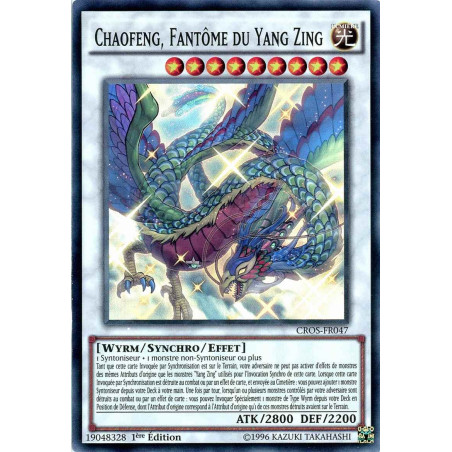 Yu-Gi-Oh TCG CROS-FR047 SR Chaofeng, Fantôme du Yang Zing Les Âmes Croisées