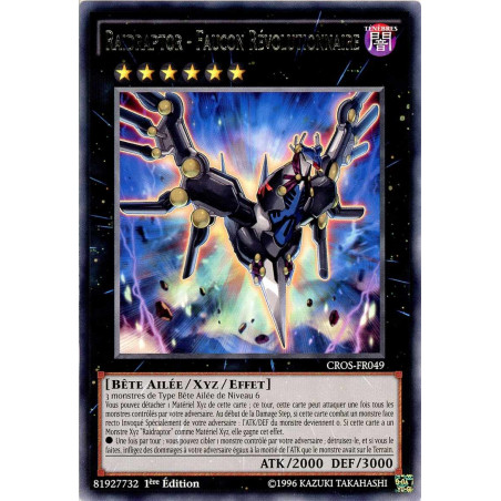 Yu-Gi-Oh TCG CROS-FR049 R Raidraptor - Faucon Révolutionnaire Les Âmes Croisées