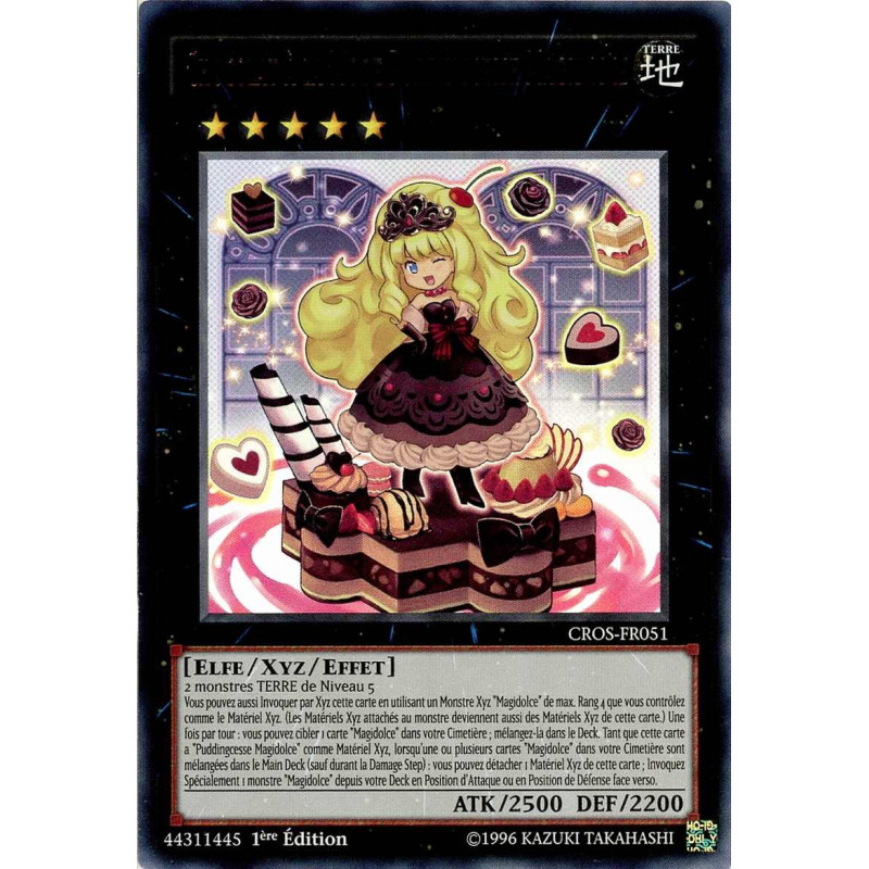 Yu-Gi-Oh TCG CROS-FR051 UR Chocolat à la Mode Puddingcesse Magidolce Les Âmes Croisées