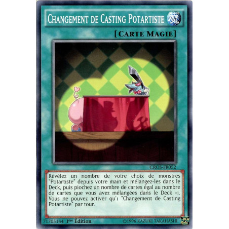 Yu-Gi-Oh TCG CROS-FR052 C Changement de Casting Potartiste Les Âmes Croisées
