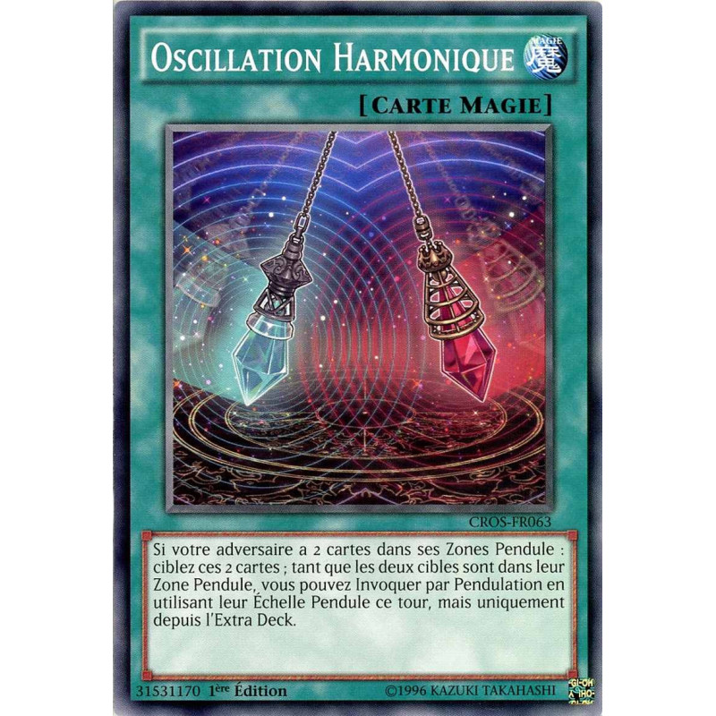 Yu-Gi-Oh TCG CROS-FR063 C Oscillation Harmonique Les Âmes Croisées