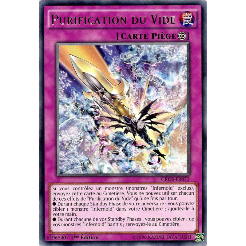 Yu-Gi-Oh TCG CROS-FR072 SR Attaque Divine Zefra Les Âmes Croisées