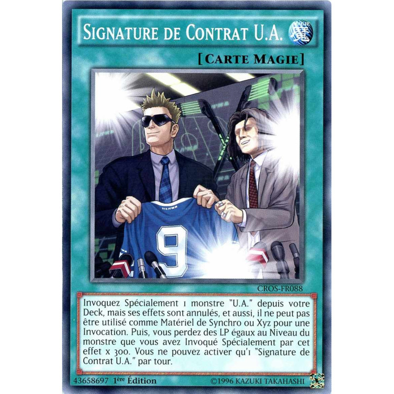 Yu-Gi-Oh TCG CROS-FR087 C Rebondeur Rival U.A. Les Âmes Croisées