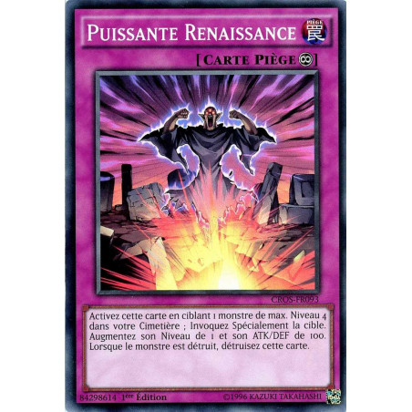 Yu-Gi-Oh TCG CROS-FR092 C Aide à la Fusion Cybernétique Les Âmes Croisées