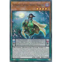 Yu-Gi-Oh TCG CYAC-EN006 SR Superheavy Samurai Prodigy Wakaushi Cyberstorm Access