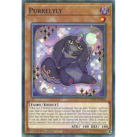 Yu-Gi-Oh TCG CYAC-EN018 C Purrelyly Cyberstorm Access