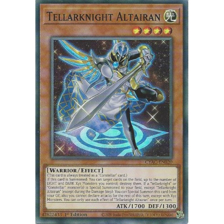 Yu-Gi-Oh TCG CYAC-EN020 SR Tellarknight Altairan Cyberstorm Access