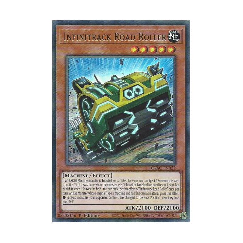 Yu-Gi-Oh TCG CYAC-EN022 UR Infinitrack Road Roller Cyberstorm Access