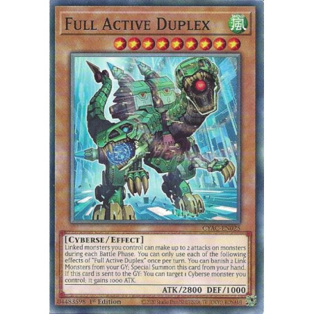 Yu-Gi-Oh TCG CYAC-EN025 C Full Active Duplex Cyberstorm Access