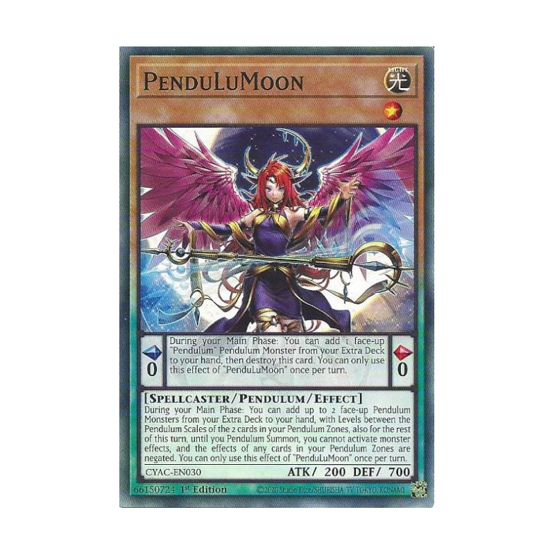 Yu-Gi-Oh TCG CYAC-EN030 C PenduLuMoon Cyberstorm Access