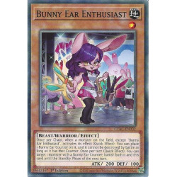 Yu-Gi-Oh TCG CYAC-EN032 C Bunny Ear Enthusiast Cyberstorm Access