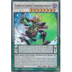 Yu-Gi-Oh TCG CYAC-EN040 SR Superheavy Samurai Commander Shanawo Cyberstorm Access