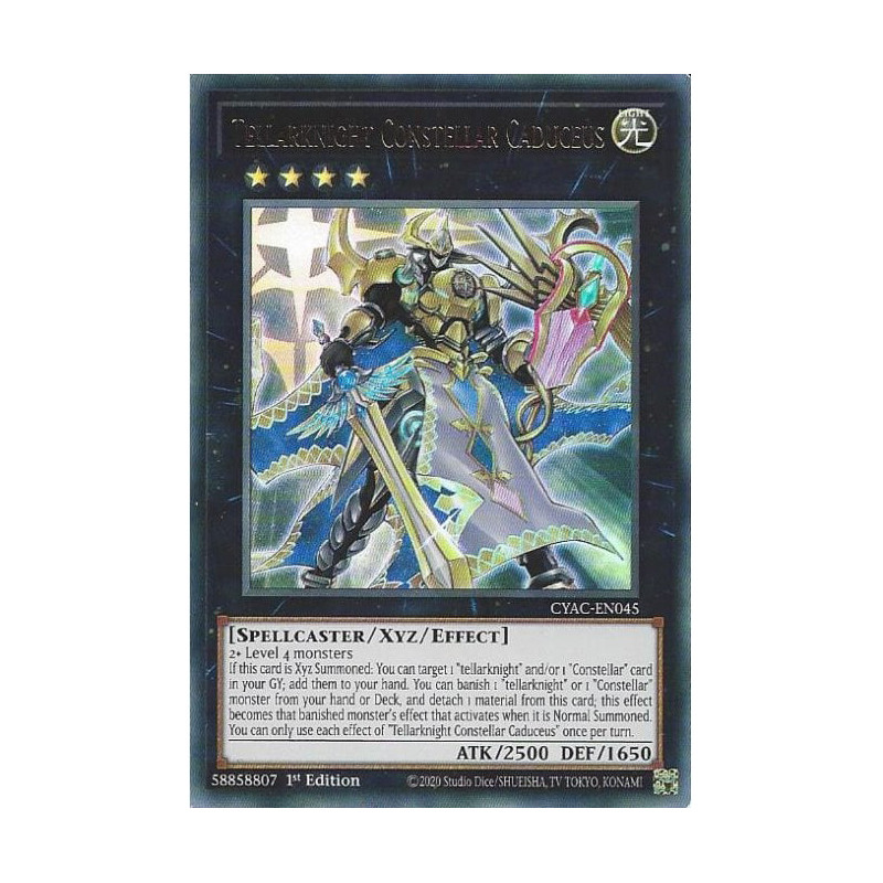 Yu-Gi-Oh TCG CYAC-EN045 UR Tellarknight Constellar Caduceus Cyberstorm Access
