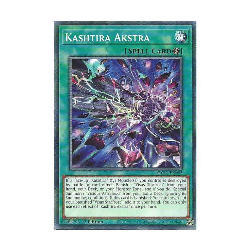 Yu-Gi-Oh TCG CYAC-EN055 C Kashtira Akstra Cyberstorm Access