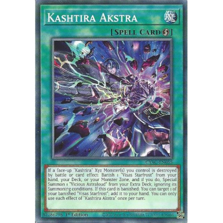 Yu-Gi-Oh TCG CYAC-EN055 C Kashtira Akstra Cyberstorm Access