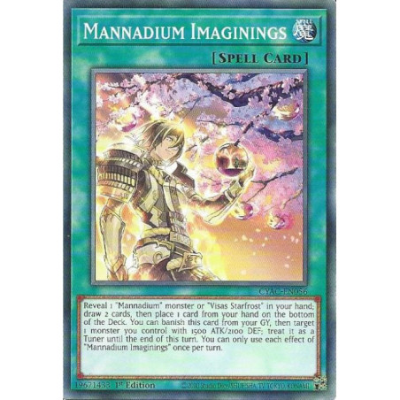 Yu-Gi-Oh TCG CYAC-EN056 C Mannadium Imaginings Cyberstorm Access