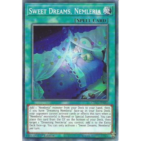Yu-Gi-Oh TCG CYAC-EN060 C Sweet Dreams, Nemleria Cyberstorm Access