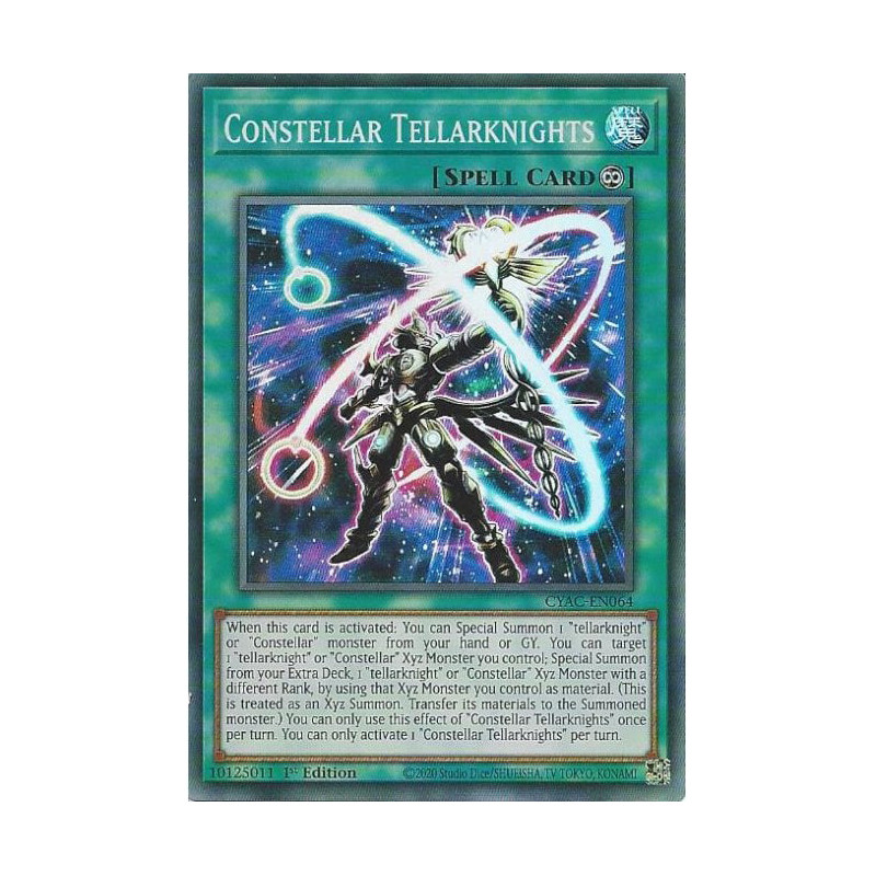 Yu-Gi-Oh TCG CYAC-EN064 SR Constellar Tellarknights Cyberstorm Access