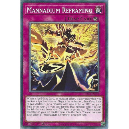 Yu-Gi-Oh TCG CYAC-EN073 C Mannadium Reframing Cyberstorm Access