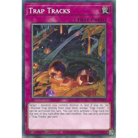 Yu-Gi-Oh TCG CYAC-EN078 C Trap Tracks Cyberstorm Access