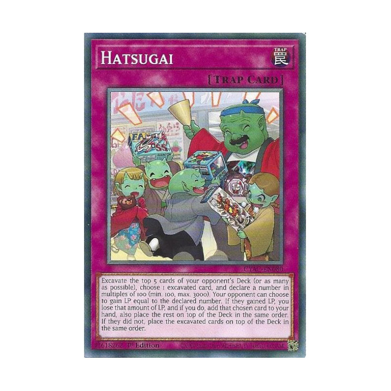 Yu-Gi-Oh TCG CYAC-EN080 C Hatsugai Cyberstorm Access