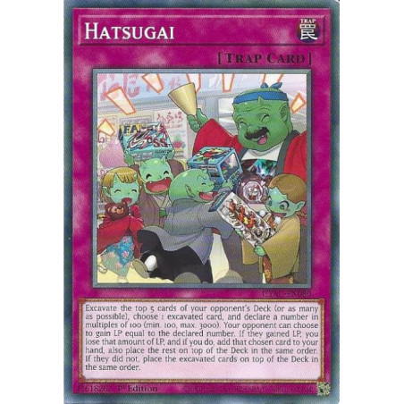 Yu-Gi-Oh TCG CYAC-EN080 C Hatsugai Cyberstorm Access