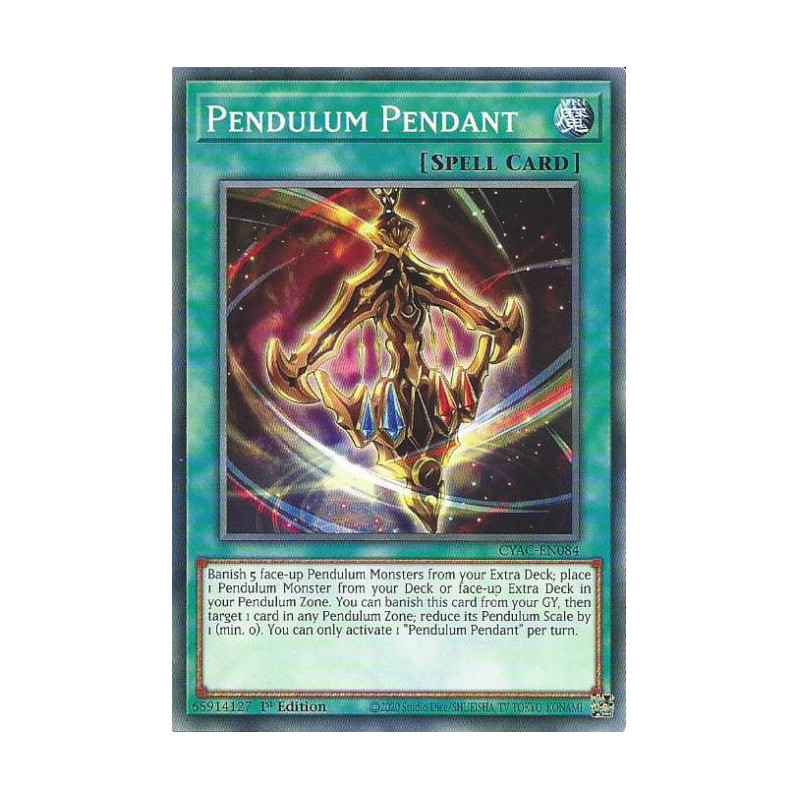 Yu-Gi-Oh TCG CYAC-EN084 C Pendulum Pendant Cyberstorm Access