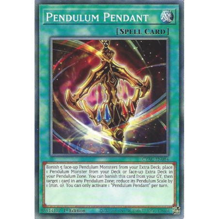 Yu-Gi-Oh TCG CYAC-EN084 C Pendulum Pendant Cyberstorm Access