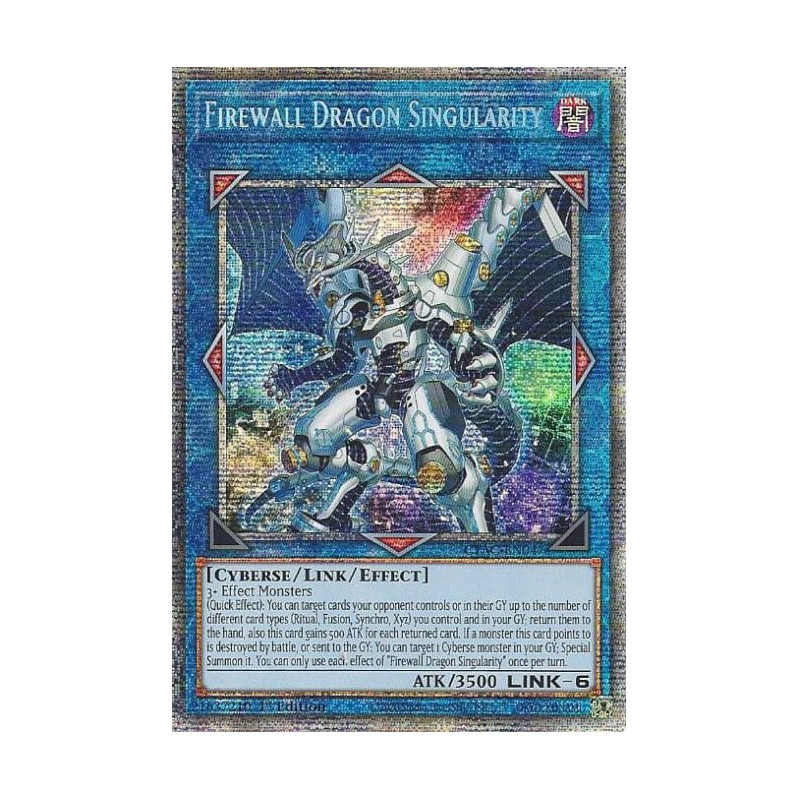 Yu-Gi-Oh TCG CYAC-EN047 SE Firewall Dragon Singularity Cyberstorm Access