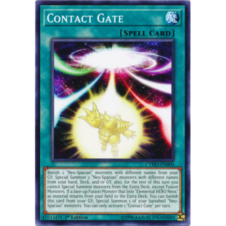 Yu-Gi-Oh TCG CYHO-EN000 C Contact Gate Cybernetic Horizon