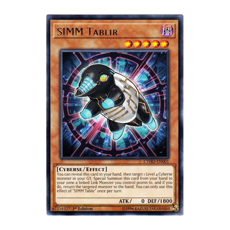 Yu-Gi-Oh TCG CYHO-EN001 R SIMM Tablir Cybernetic Horizon