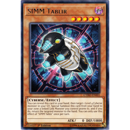 Yu-Gi-Oh TCG CYHO-EN001 R SIMM Tablir Cybernetic Horizon