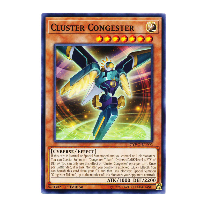 Yu-Gi-Oh TCG CYHO-EN002 C Cluster Congester Cybernetic Horizon