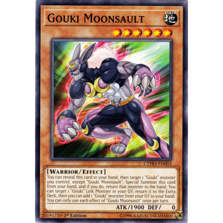 Yu-Gi-Oh TCG CYHO-EN003 C Gouki Moonsault Cybernetic Horizon