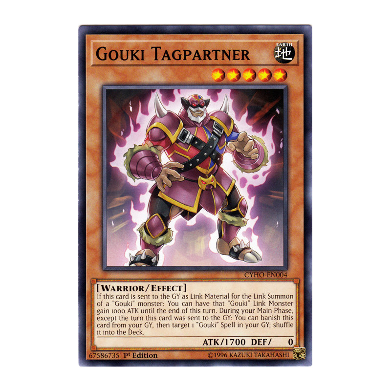 Yu-Gi-Oh TCG CYHO-EN004 C Gouki Tagpartner Cybernetic Horizon