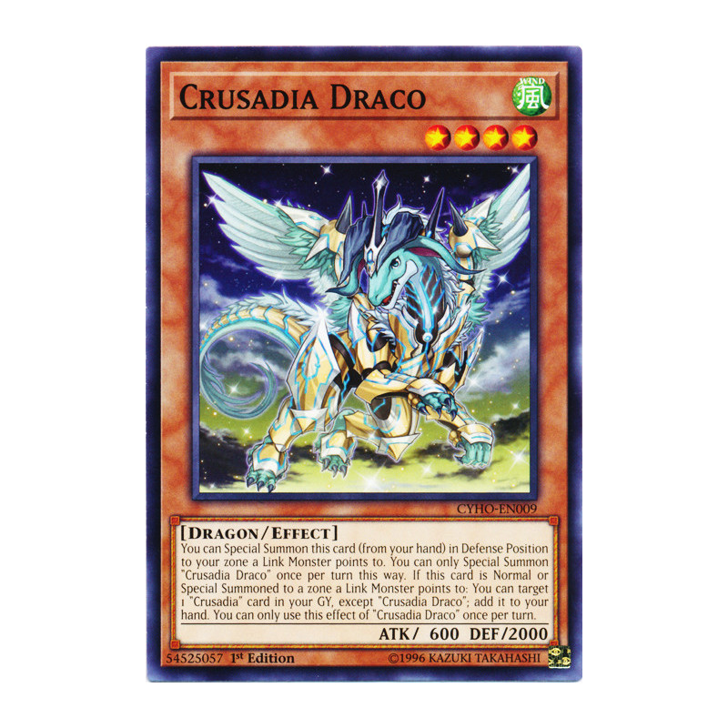 Yu-Gi-Oh TCG CYHO-EN009 C Crusadia Draco Cybernetic Horizon
