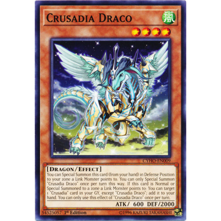 Yu-Gi-Oh TCG CYHO-EN009 C Crusadia Draco Cybernetic Horizon