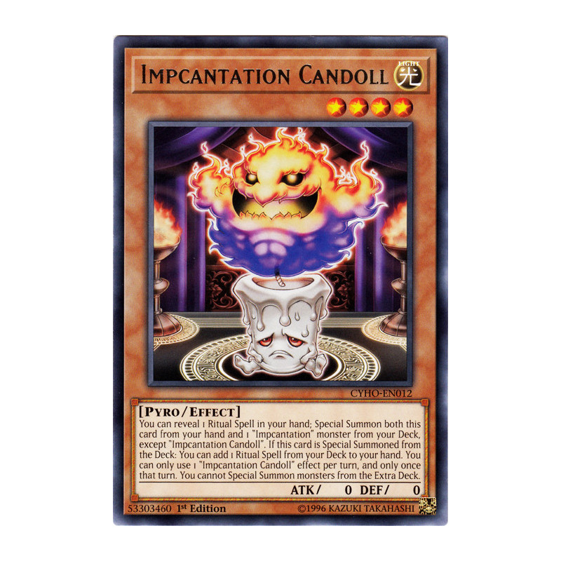 Yu-Gi-Oh TCG CYHO-EN012 R Impcantation Candoll Cybernetic Horizon