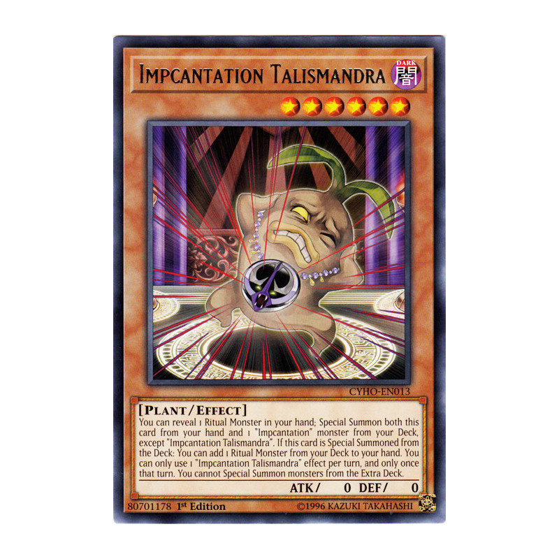 Yu-Gi-Oh TCG CYHO-EN013 R Impcantation Talismandra Cybernetic Horizon