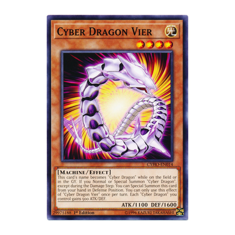 Yu-Gi-Oh TCG CYHO-EN014 C Cyber Dragon Vier Cybernetic Horizon