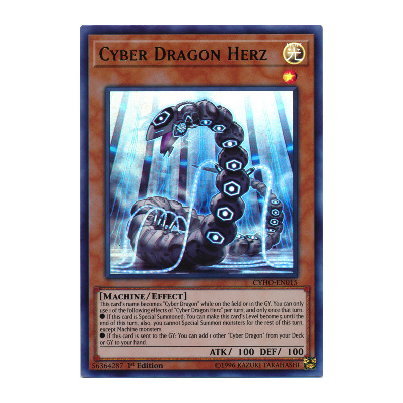 Yu-Gi-Oh TCG CYHO-EN015 UR Cyber Dragon Herz Cybernetic Horizon