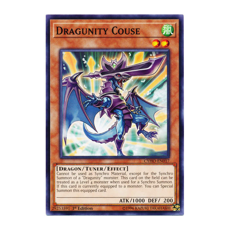 Yu-Gi-Oh TCG CYHO-EN017 C Dragunity Couse Cybernetic Horizon